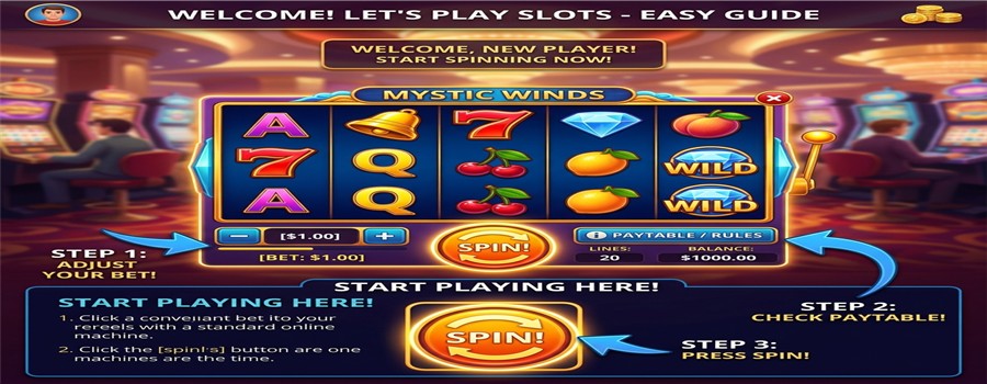 Cara bermain slot online untuk pemula tutorial lengkap step by step 2026 Baji88